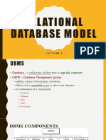 Relational Database Model