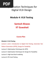 Optimization Techniques For Digital VLSI Design