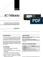 Icom IC-V8000 Instruction Manual