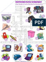 In The Office Esl Vocabulary Criss Cross Crossword Puzzle Worksheet