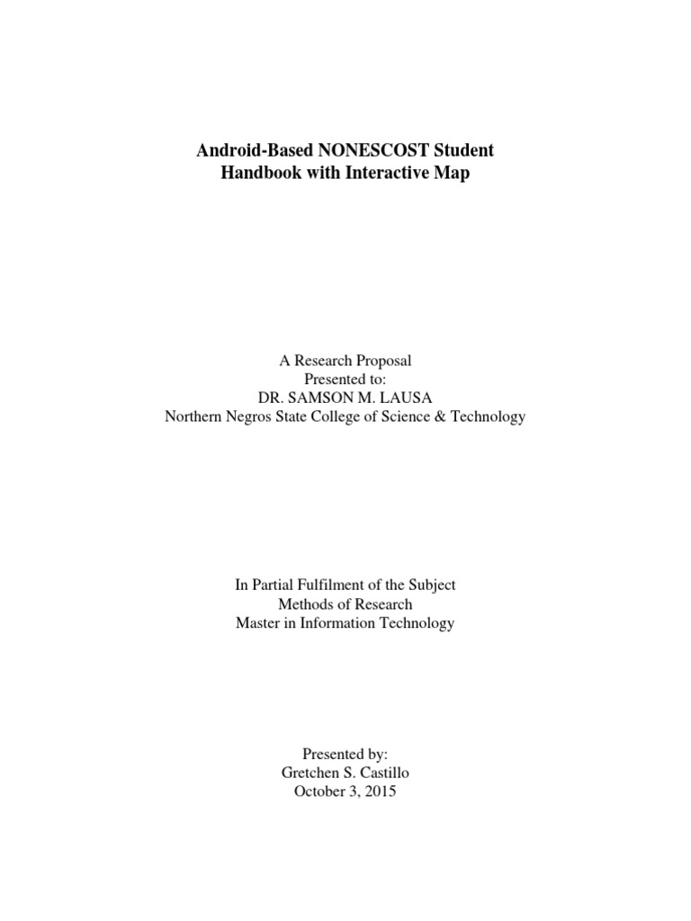 Android Handbook for NONESCOST Students | PDF | Android (Operating ...