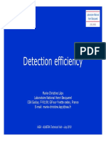 NaI Detection Efficiency