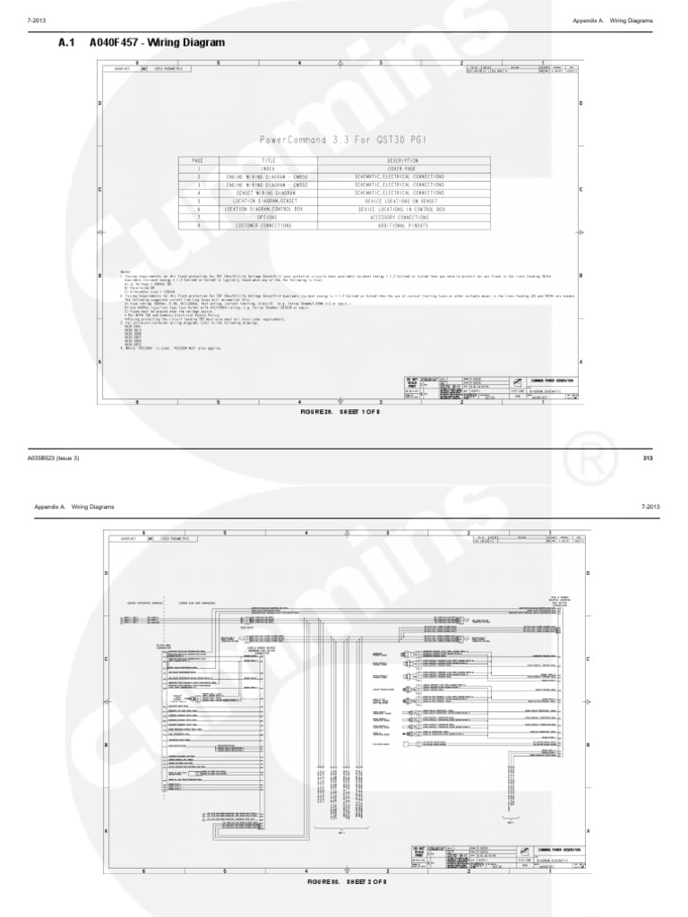 Wiring Diagram QST30-G4 PCC3.3 | PDF