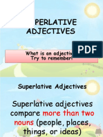 Comparative and Superlative Adjectives