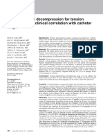 Thoracic Needle Decompression For Tension Pneumothorax: Clinical Correlation With Catheter Length