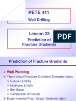 Tech/drilling/Fracture Grad