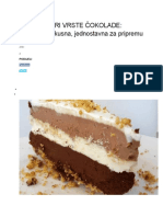 Torta Sa Tri Vrste Čokolade