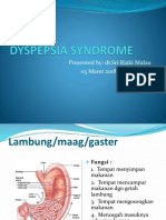 Dyspepsia Syndrome