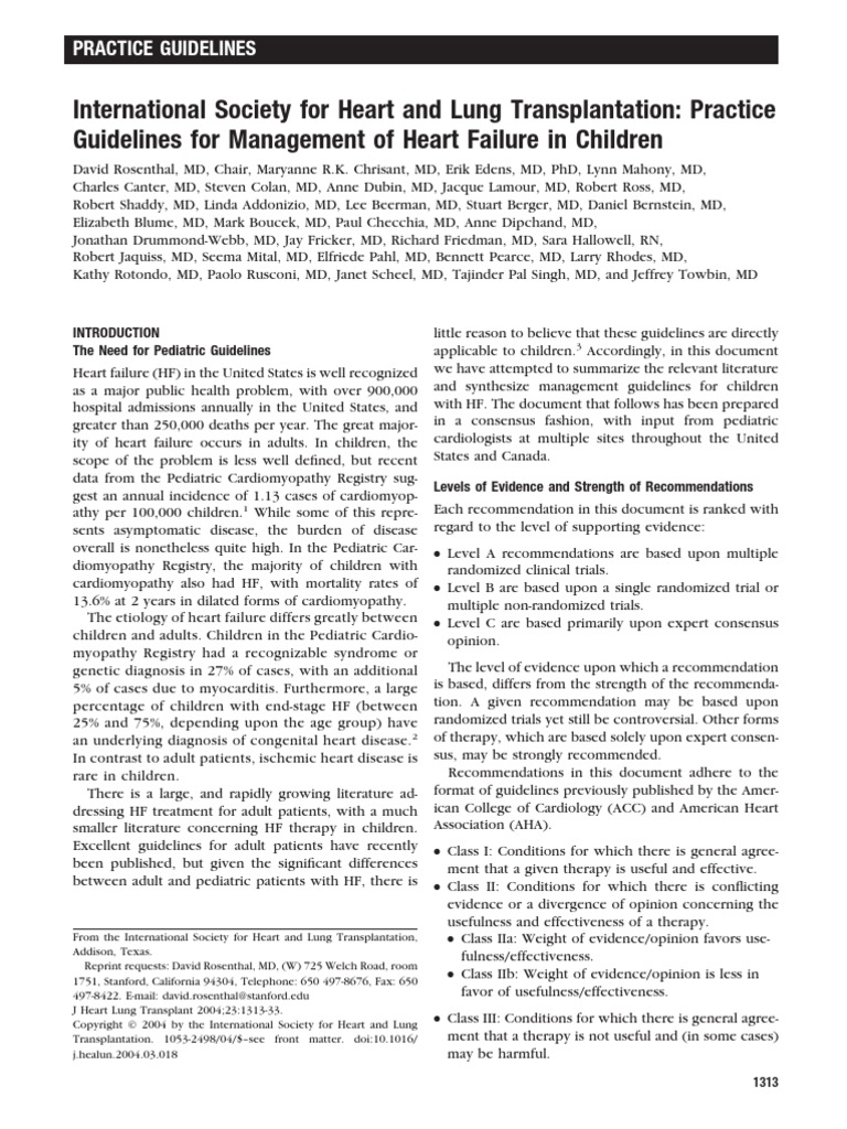 Guideline ICC em Criança | PDF