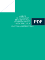 Manual de Enfermería en Cardiología Intervencionista y Hemodinámica. Protocolos Unificados. Índice y Prólogo