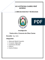 Consumo de Pescado en Bolivia