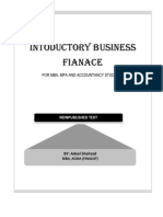 Introductry Business Fianance
