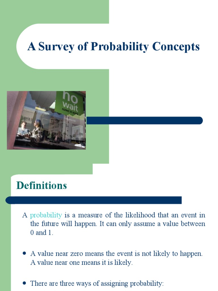 A Survey of Probability Concepts | PDF | Probability | Science