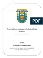 Geometry-Teaching Maths Using EucledienReality Software