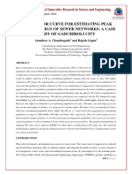 Peak Factor Curve For Estimating Peak Flows in Design of Sewer Networks: A Case Study of Gadchiroli City