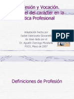 Profesión y Vocación 2007 PDF