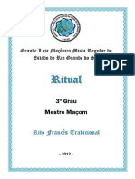 Ritual de 3º Grau M.'.M.'. - Rito Francês PDF