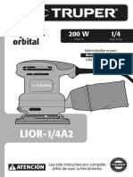 Lijadora Orbital Truper Lior-1-4a2