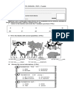 Diagnostic English Test 7º Grade