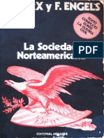 C Marx y F Engels La Sociedad Norteamericana