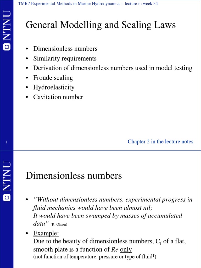 Scaling Laws | PDF | Viscosity | Fluid Dynamics