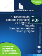 Presentación de EEFF en Físico y Digital RND N° 101800000004