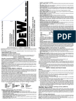 SIERRA CALADORA ORBITAL DeWALT DW318 PDF