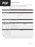 Return Material Authorization Template | PDF