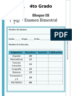 4to Grado - Bloque 3 (2013-2014)