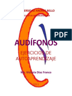 Audifonos. Ejercicios de Autoaprendizaje