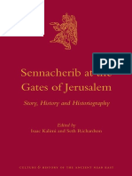 Sennacherib at The Gates of Jerusalem Story History and Historiography PDF