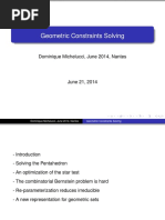 Geometric Constraint Solving