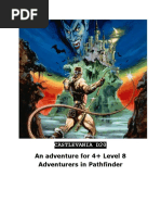 An Adventure For 4 Level 8 Adventurers In Pathfinder Castlevania D20 Count Dracula Leisure