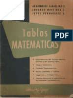 Tablas Matemáticas - Arquímedes Caballero