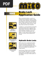 Mico - Brake Locks - 2002 Product Application Guide