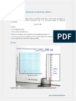 Cálculo Calorias de Los Alimentos