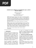 Certificado Ambiental Edif Cios Aqua Leed Procel Edifica 