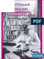 Michel Foucault - La Etica Del Pensamiento PDF