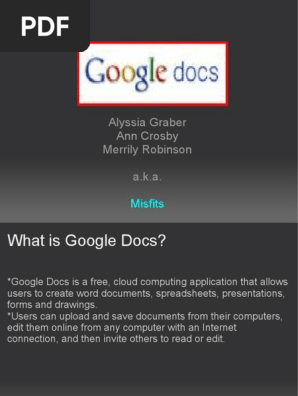Google Docs Presentation
