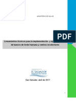 Lineamientos Tecnicos Implementacion Bancos de Leche Humana v1