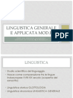 Linguistica Generale