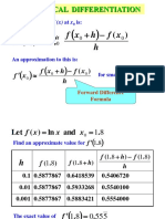 06 Numerical Differentiation Integration