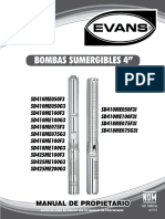 Catalogo de Bombas Evans Sd4