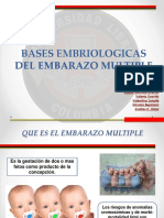 Bases Embriologicas Del Embarazo Multiple Final