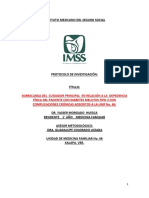 Protocolo IMSSSde Dx. Para El Cuidador