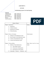 Assignment 1 Outline Topic: Soil Hardening Agent For New Road Opening Group 26