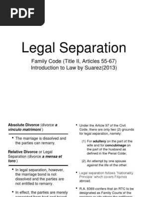 Legal Separation