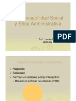 Responsabilidad Social y Etica Administrativa