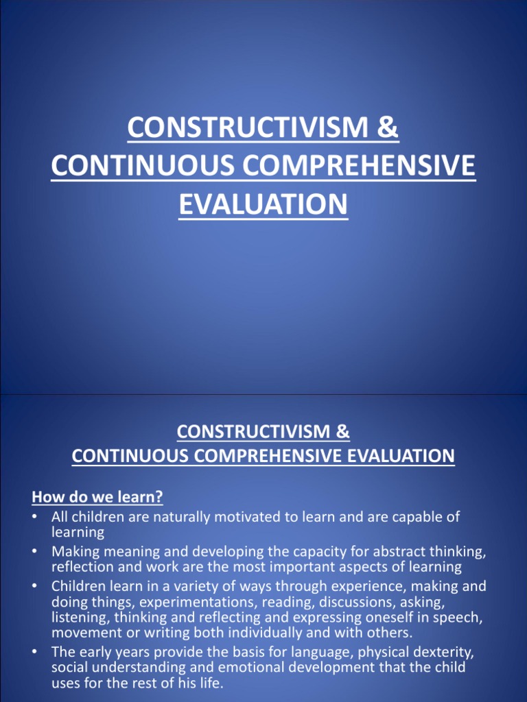 Constructivism Cce Pdf Constructivism Philosophy Of Education