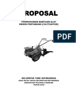 Proposal Cultivator Kelompok Tani Sipakainga